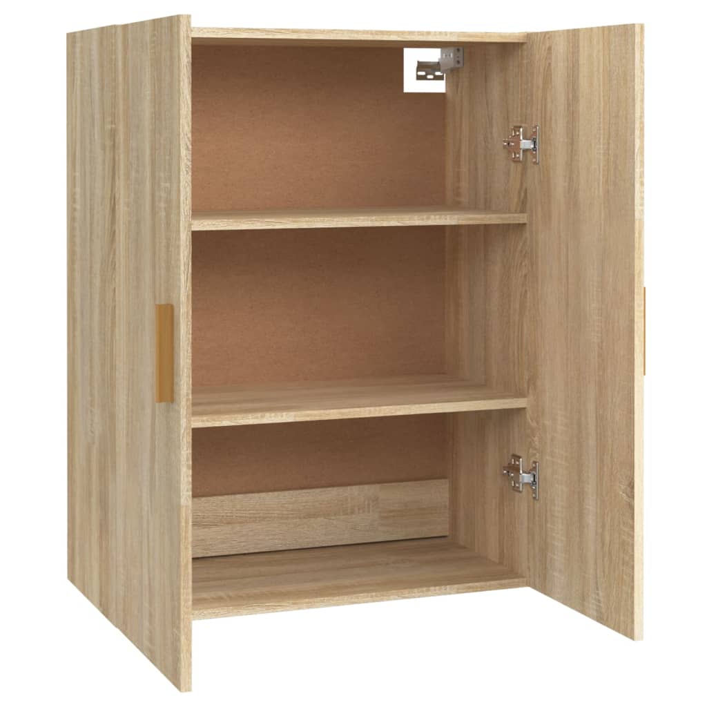 Hanging Wall Cabinet Sonoma Oak 69.5x34x90 cm