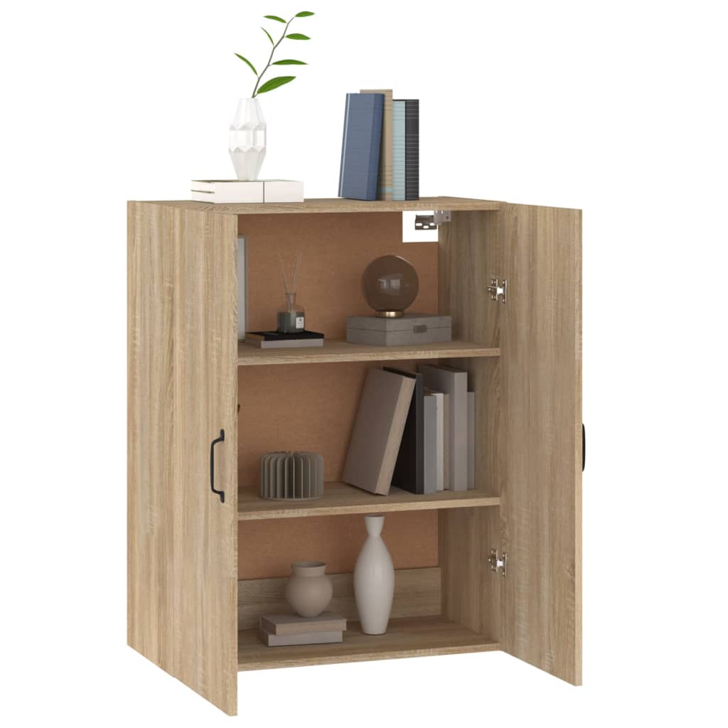 Hanging Cabinet Sonoma Oak 69,5x34x90 cm Engineered Wood