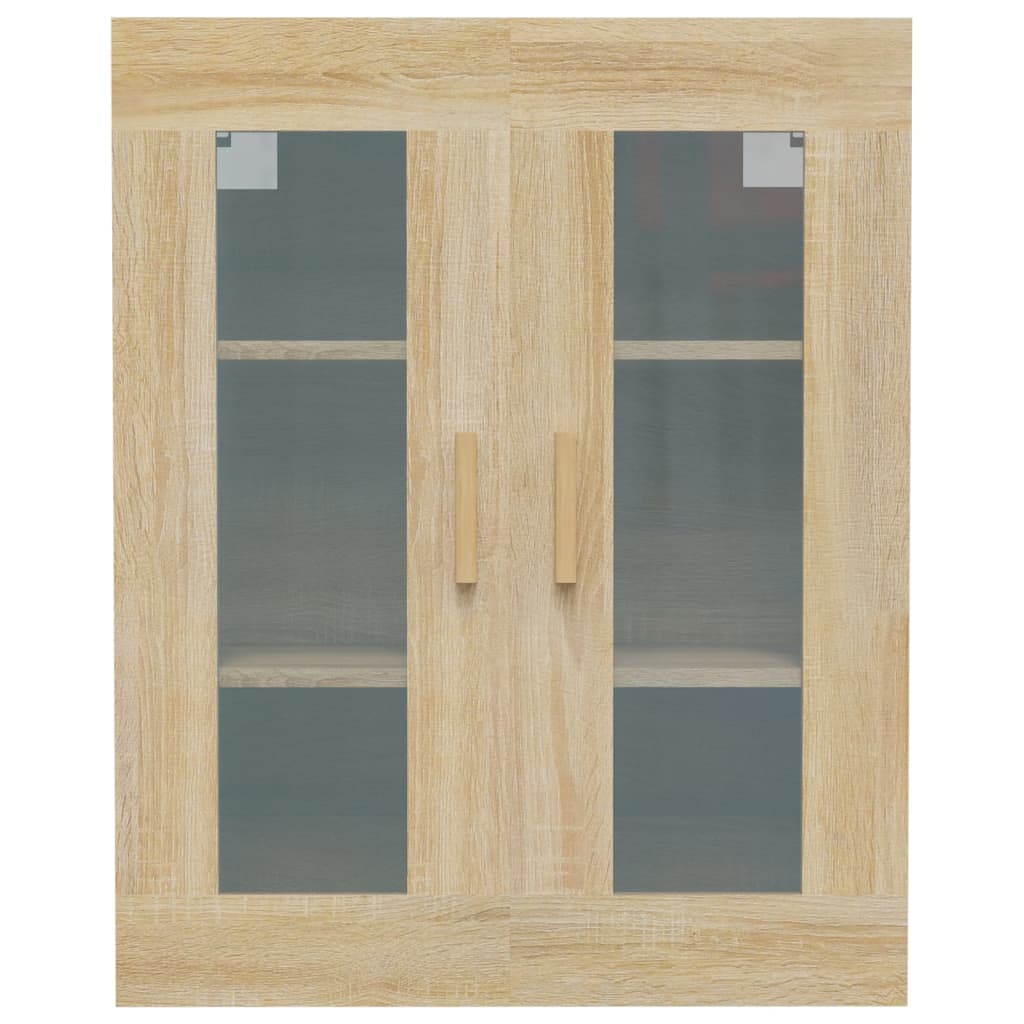 Hanging Wall Cabinet Sonoma Oak 69.5x34x90 cm