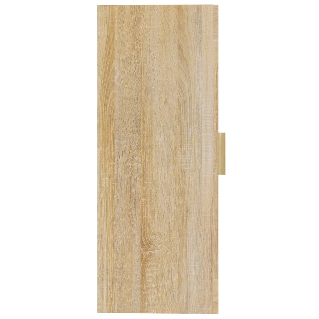 Hanging Wall Cabinet Sonoma Oak 69.5x34x90 cm