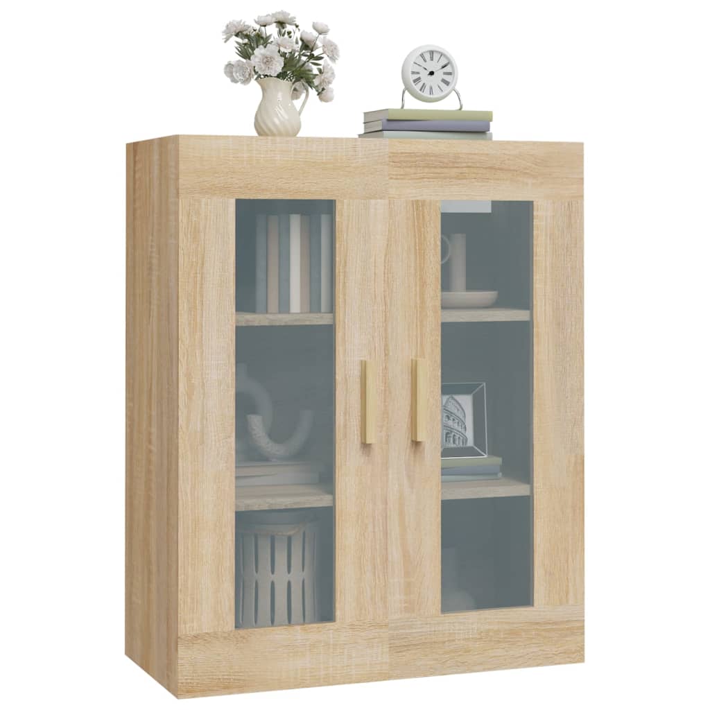 Hanging Wall Cabinet Sonoma Oak 69.5x34x90 cm
