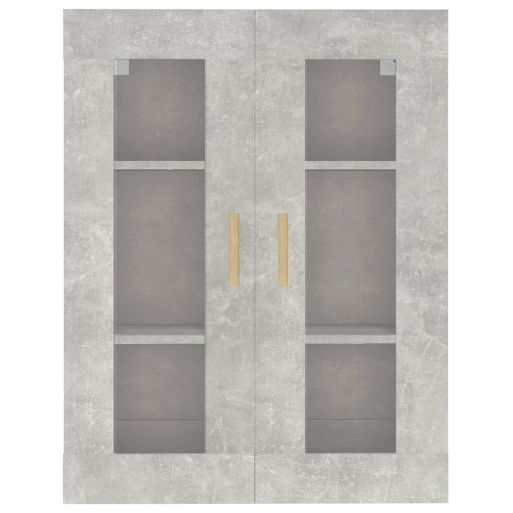 Hanging Wall Cabinet Concrete Grey 69.5x34x90 cm
