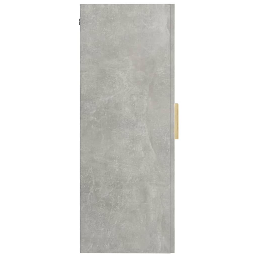 Hanging Wall Cabinet Concrete Grey 69.5x34x90 cm