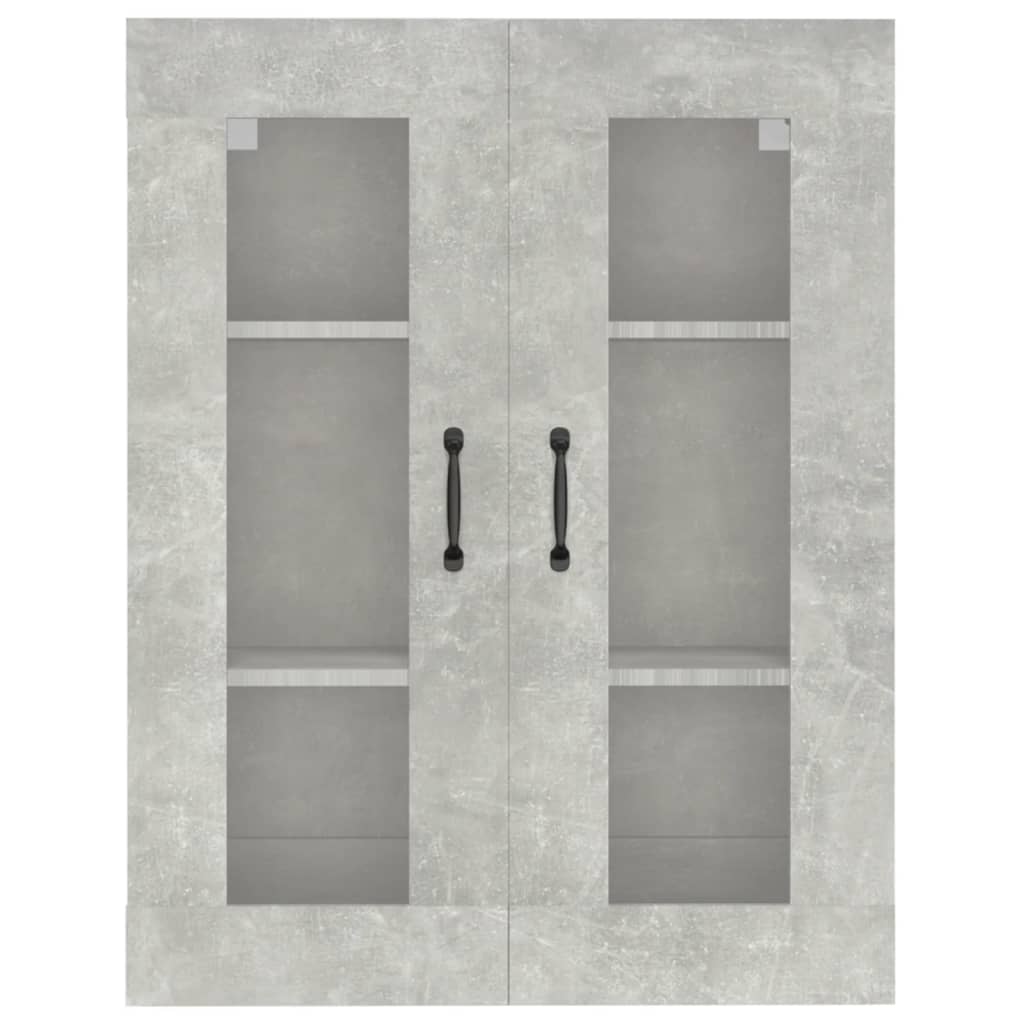 Hanging Wall Cabinet Concrete Grey 69.5x34x90 cm