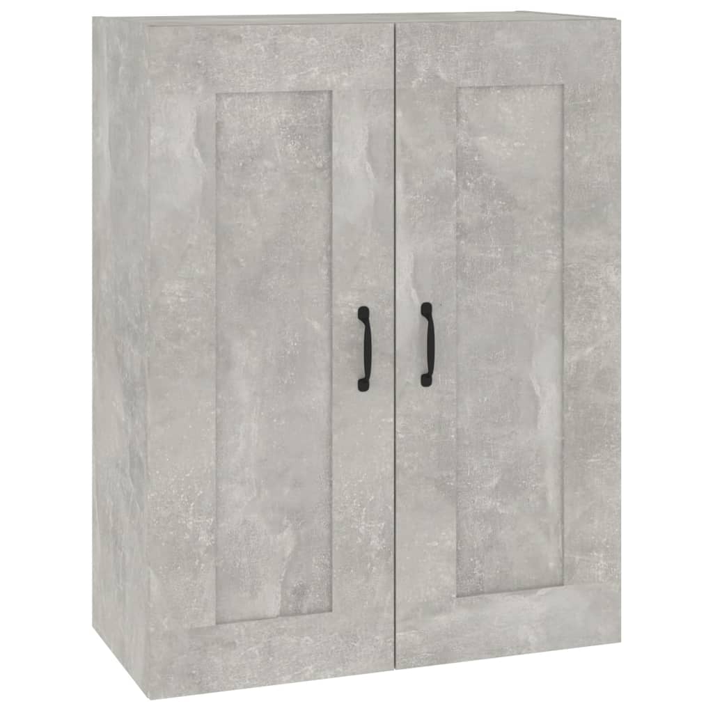 Hanging Wall Cabinet Concrete Grey 69.5x32.5x90 cm