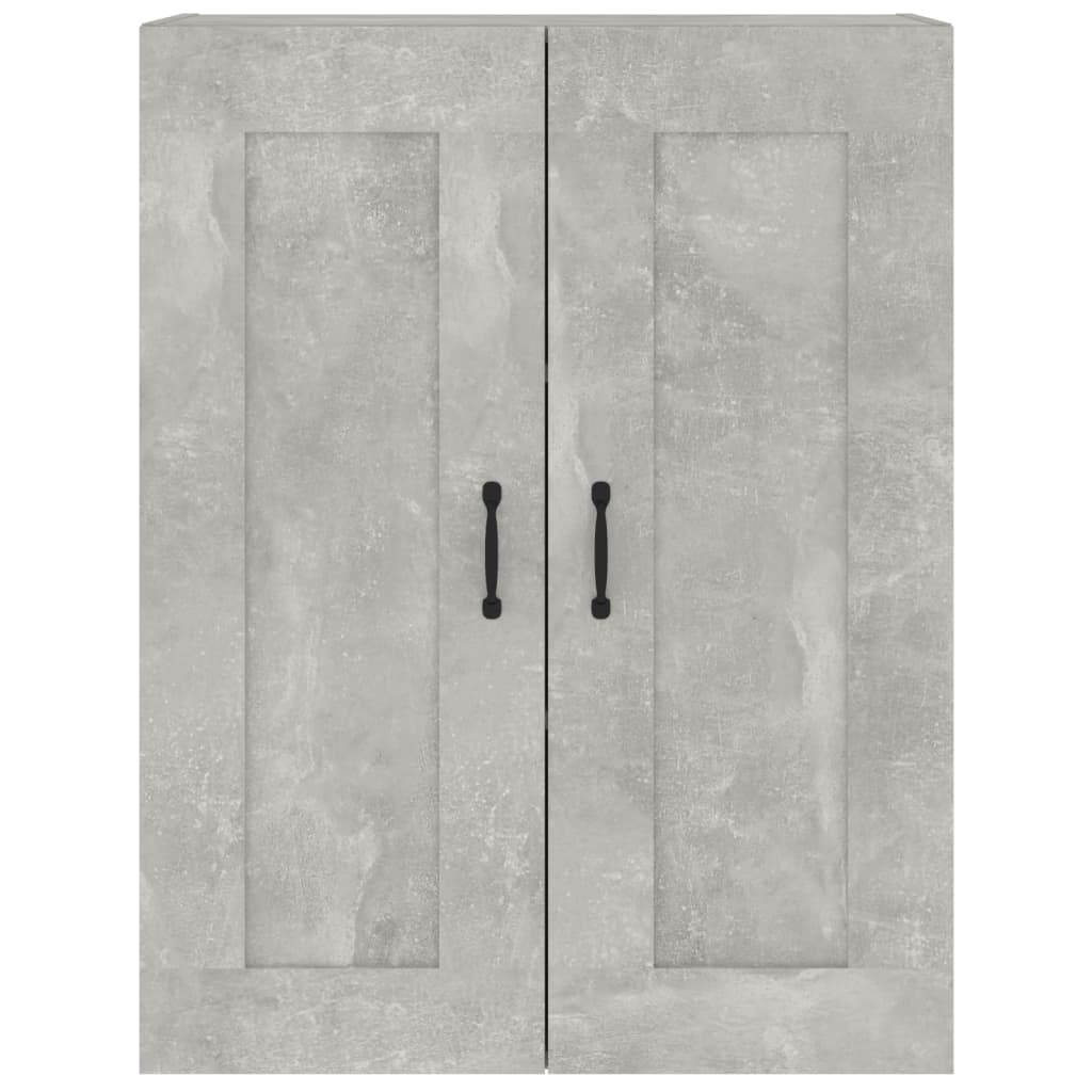 Hanging Wall Cabinet Concrete Grey 69.5x32.5x90 cm