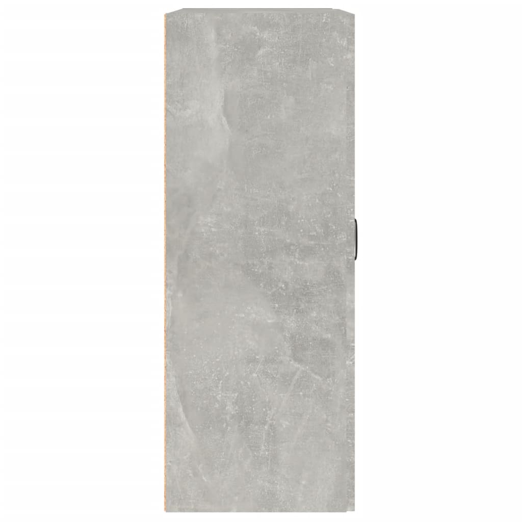 Hanging Wall Cabinet Concrete Grey 69.5x32.5x90 cm