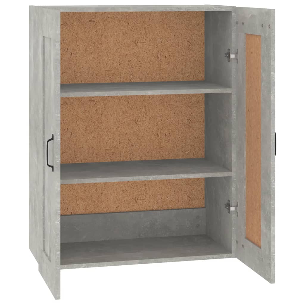 Hanging Wall Cabinet Concrete Grey 69.5x32.5x90 cm