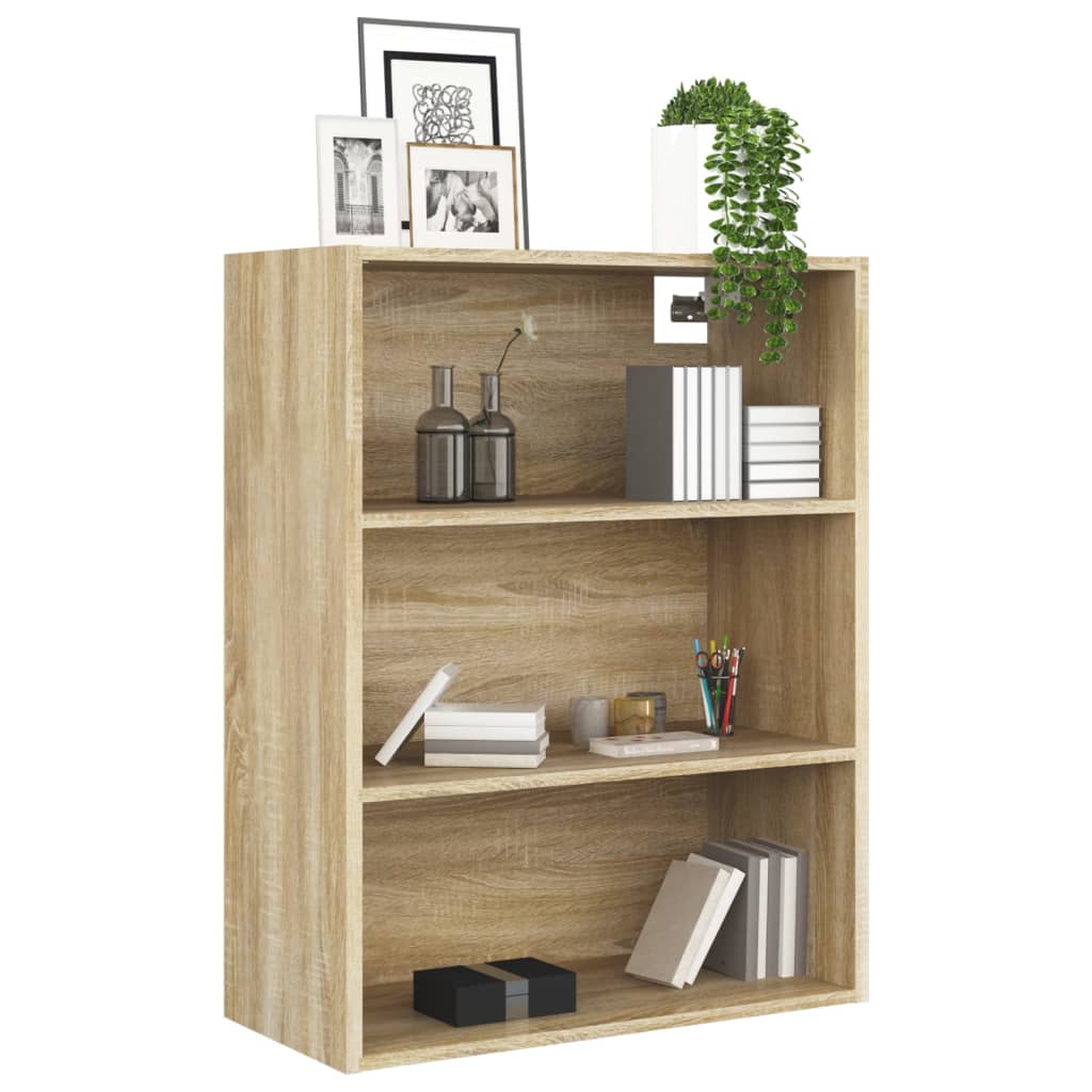 Hanging Wall Cabinet Sonoma Oak 69.5x32.5x90 cm