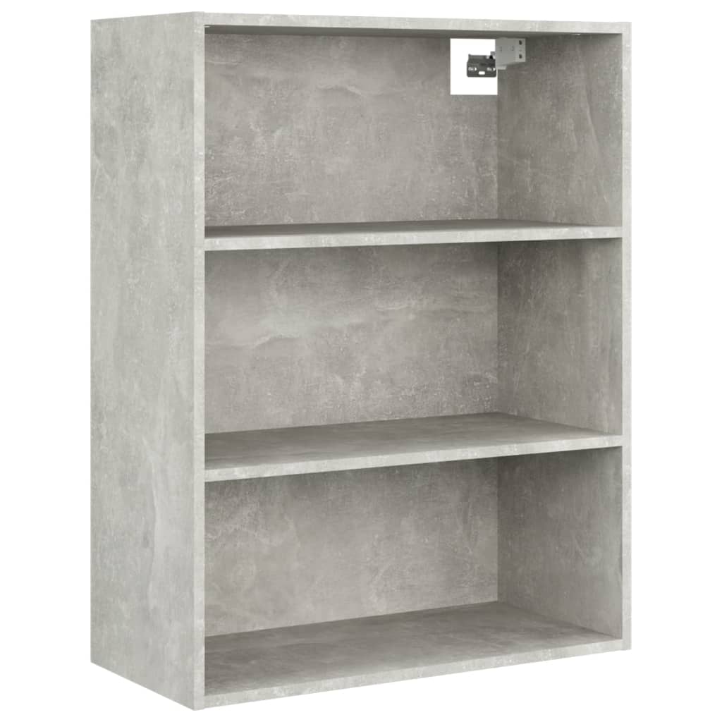 Hanging Wall Cabinet Concrete Grey 69.5x32.5x90 cm