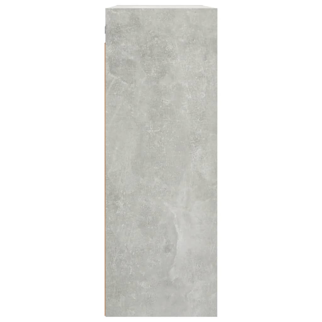 Hanging Wall Cabinet Concrete Grey 69.5x32.5x90 cm
