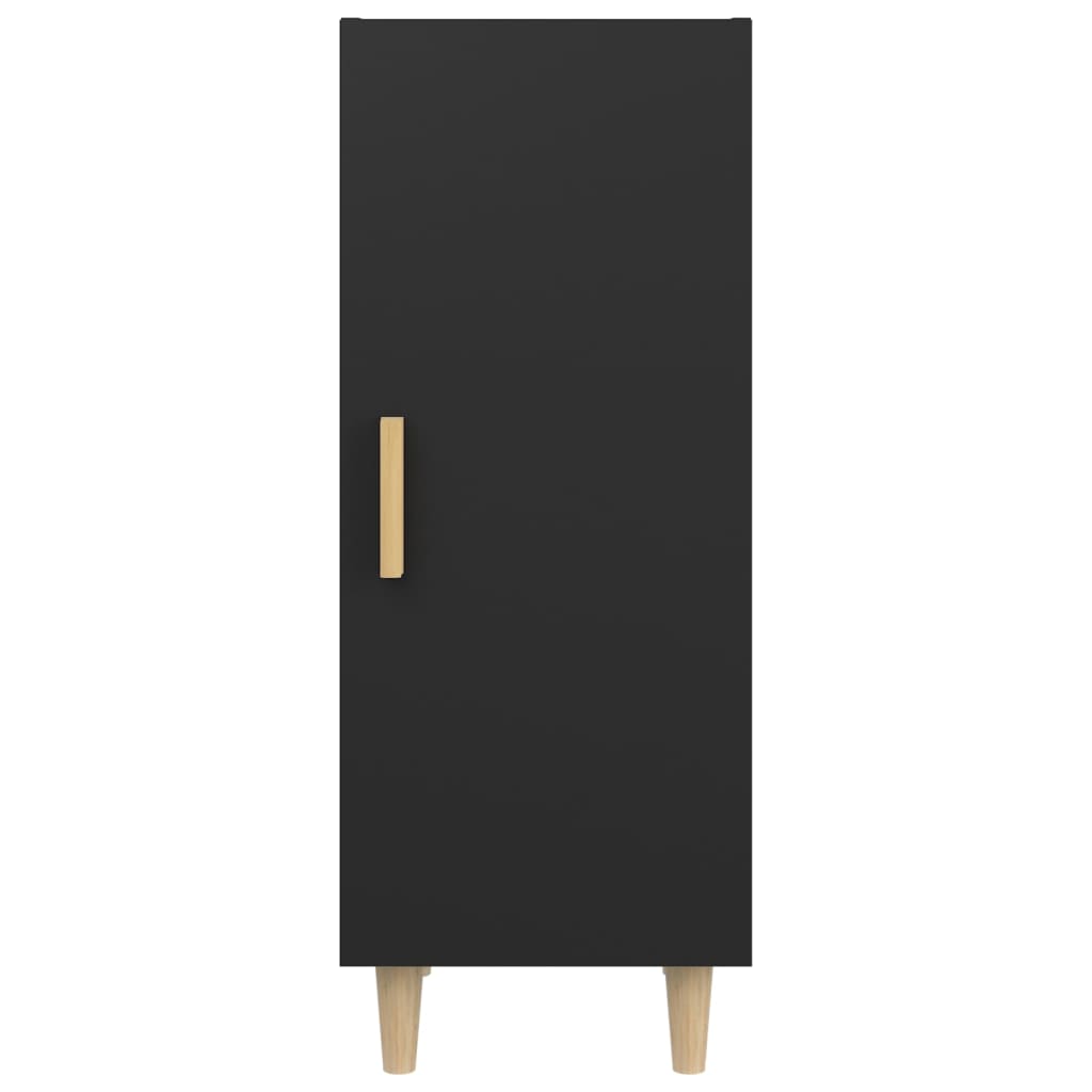 Sideboard Black 34.5x34x90 cm Engineered Wood
