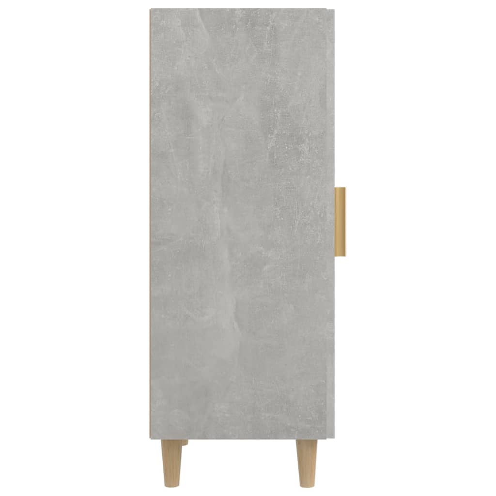 Sideboard Concrete Grey 34.5x34x90 cm Engineered Wood