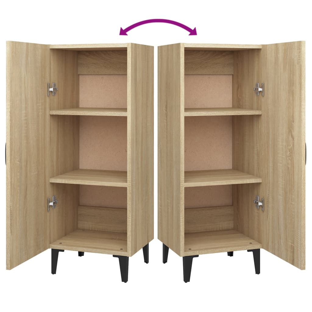 Sideboard Sonoma Oak 34.5x34x90 cm Engineered Wood