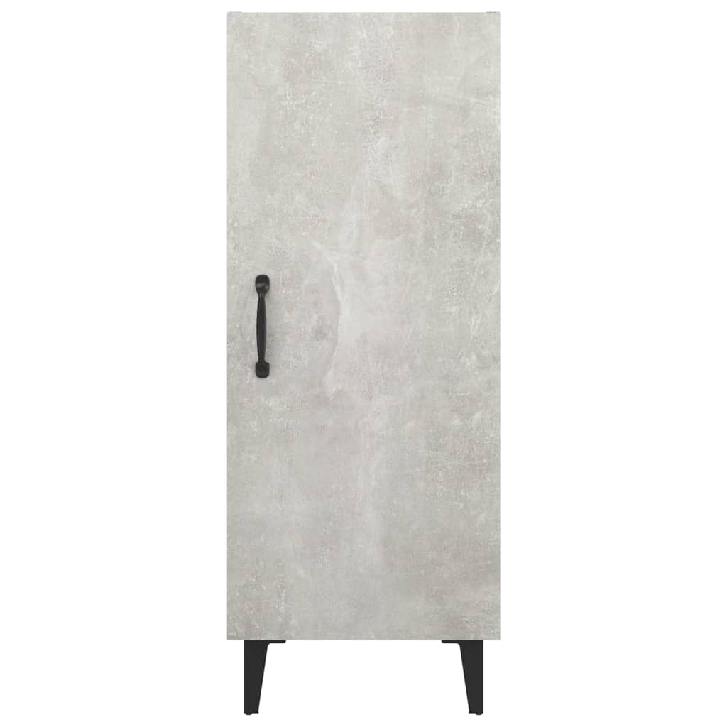 Sideboard Concrete Grey 34.5x34x90 cm Engineered Wood