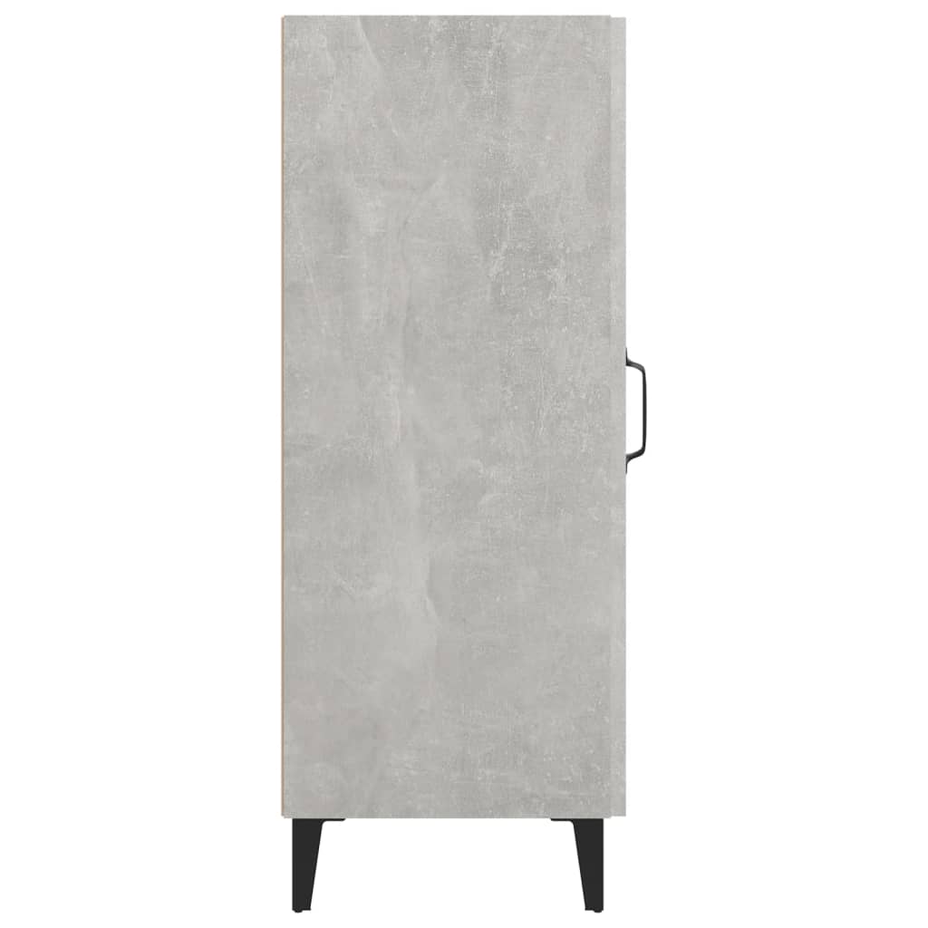 Sideboard Concrete Grey 34.5x34x90 cm Engineered Wood