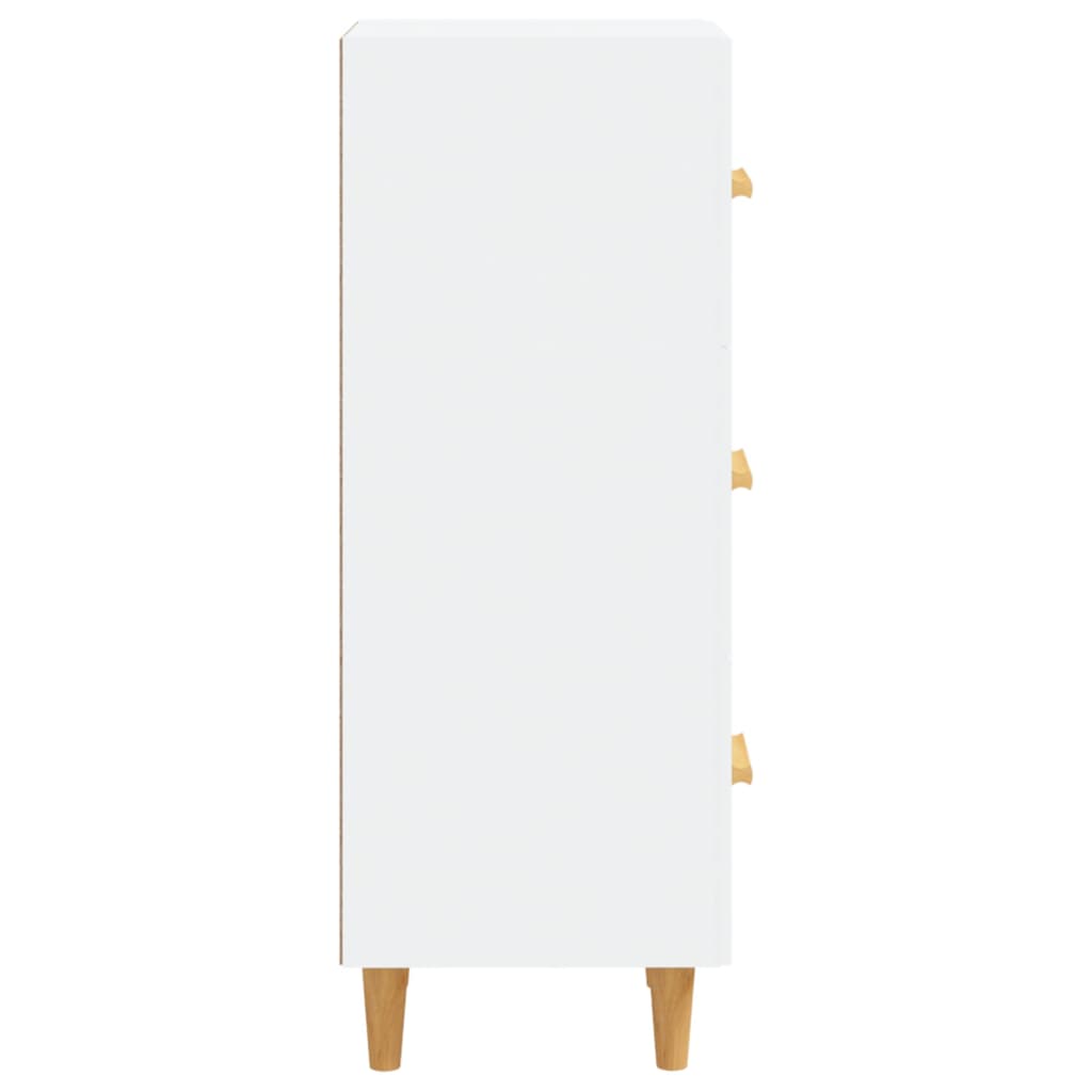 Sideboard White 34.5x34x90 cm Engineered Wood