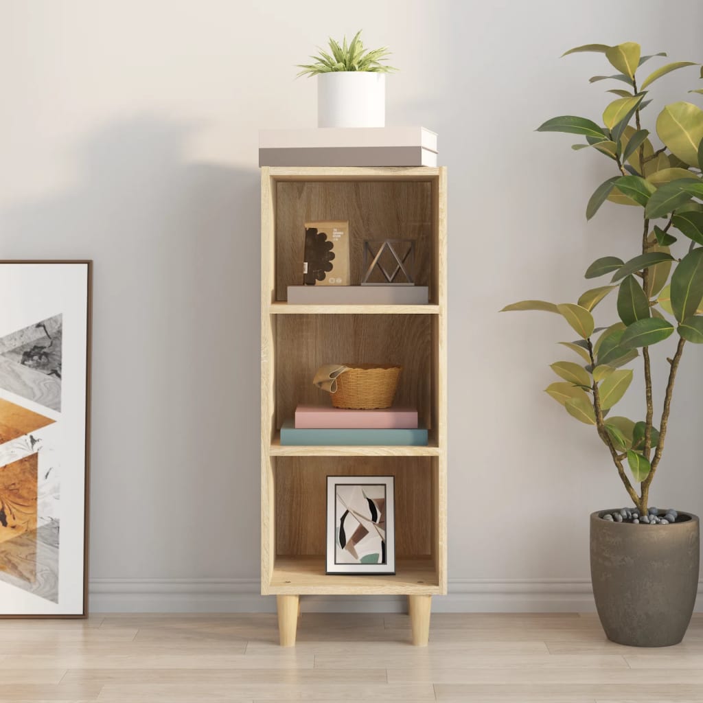 Sideboard Sonoma Oak 34.5x32.5x90 cm Engineered Wood