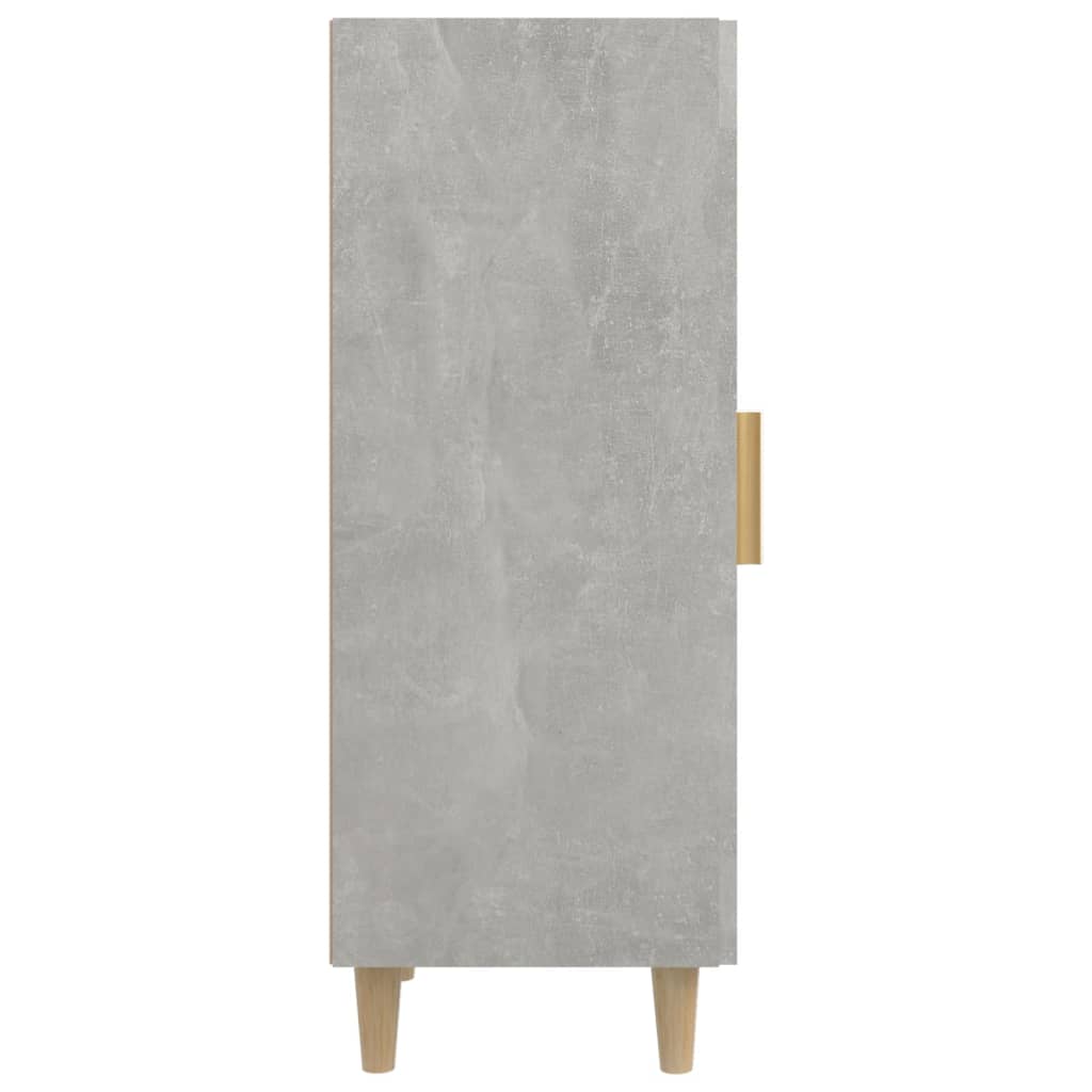 Sideboard Concrete Grey 34.5x34x90 cm Engineered Wood