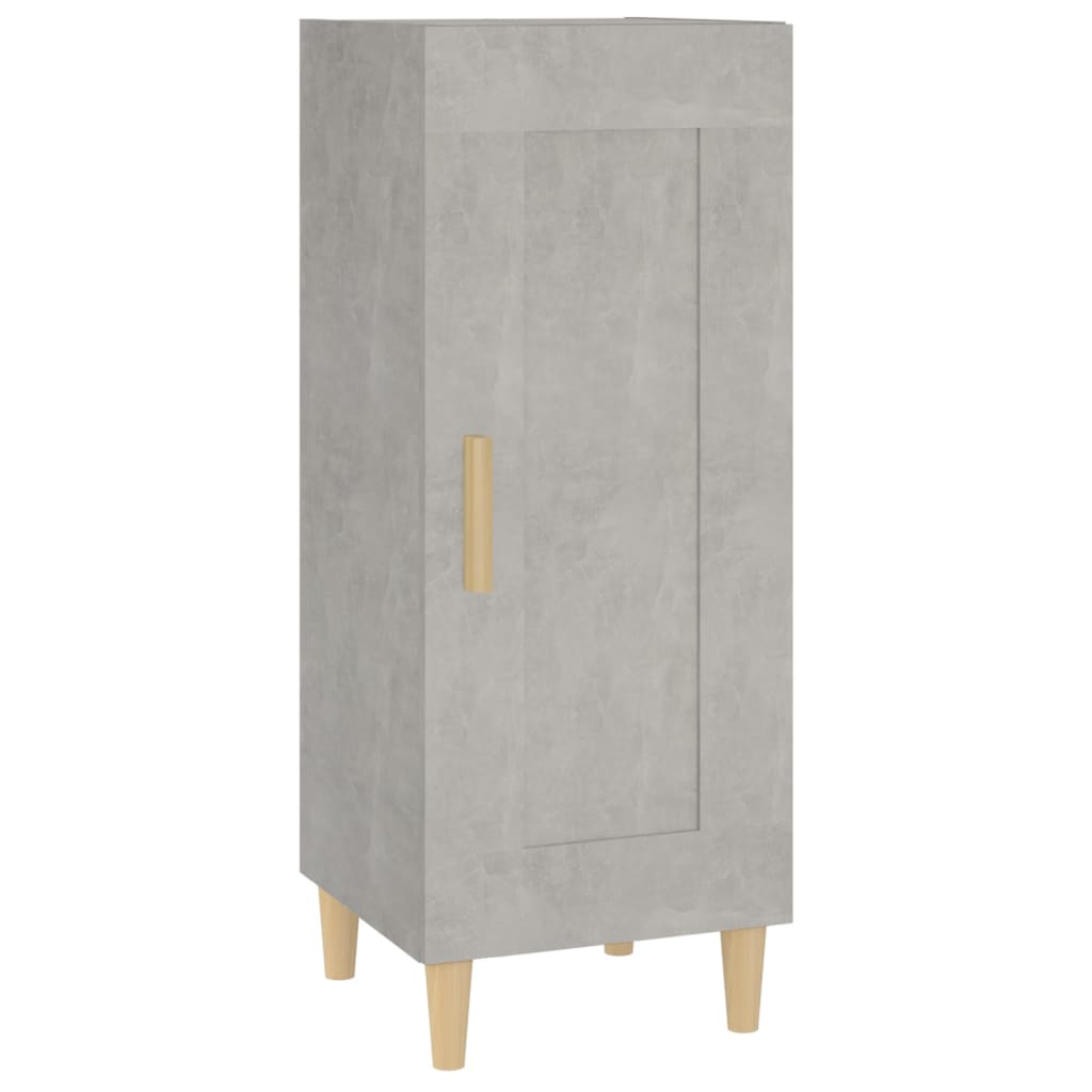 Sideboard Concrete Grey 34.5x34x90 cm Engineered Wood