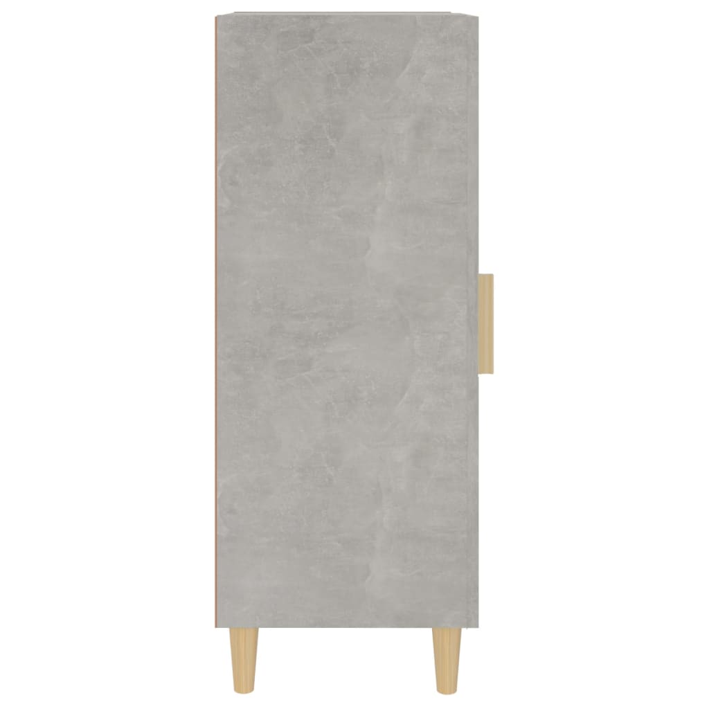 Sideboard Concrete Grey 34.5x34x90 cm Engineered Wood