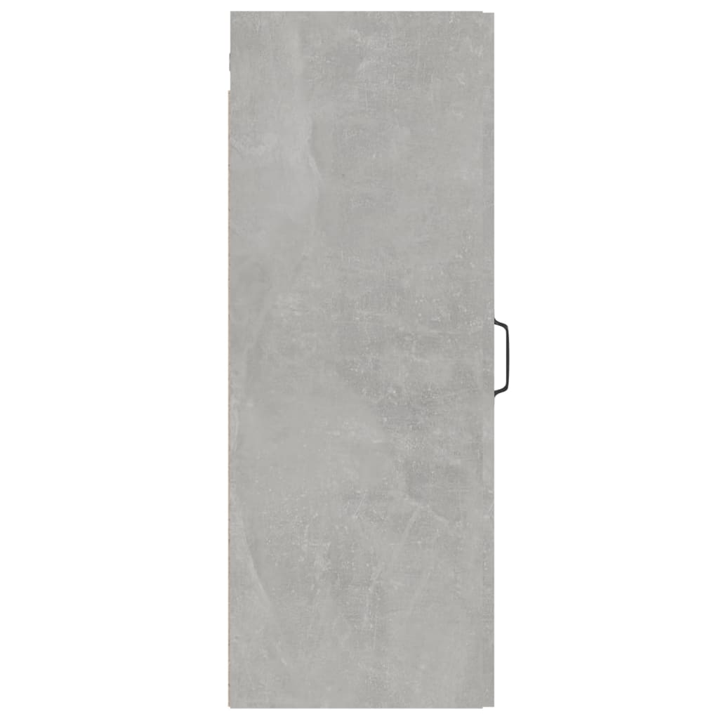 Hanging Wall Cabinet Concrete Grey 34.5x34x90cm