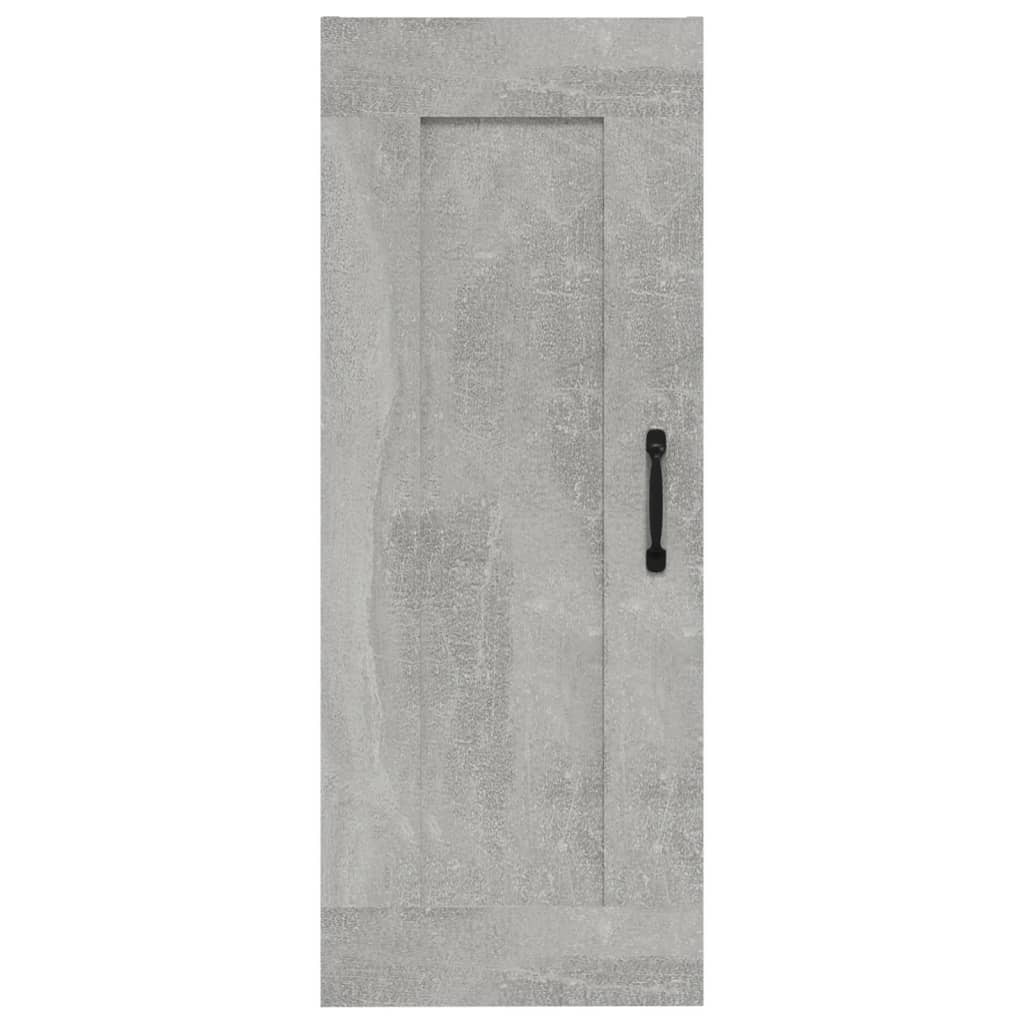 Hanging Cabinet Concrete Grey 35x34x90 cm Engineered Wood