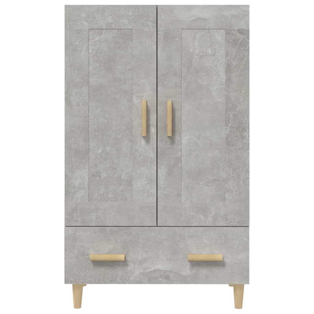 Highboard Concrete Grey 70x31x115 cm Engineered Wood