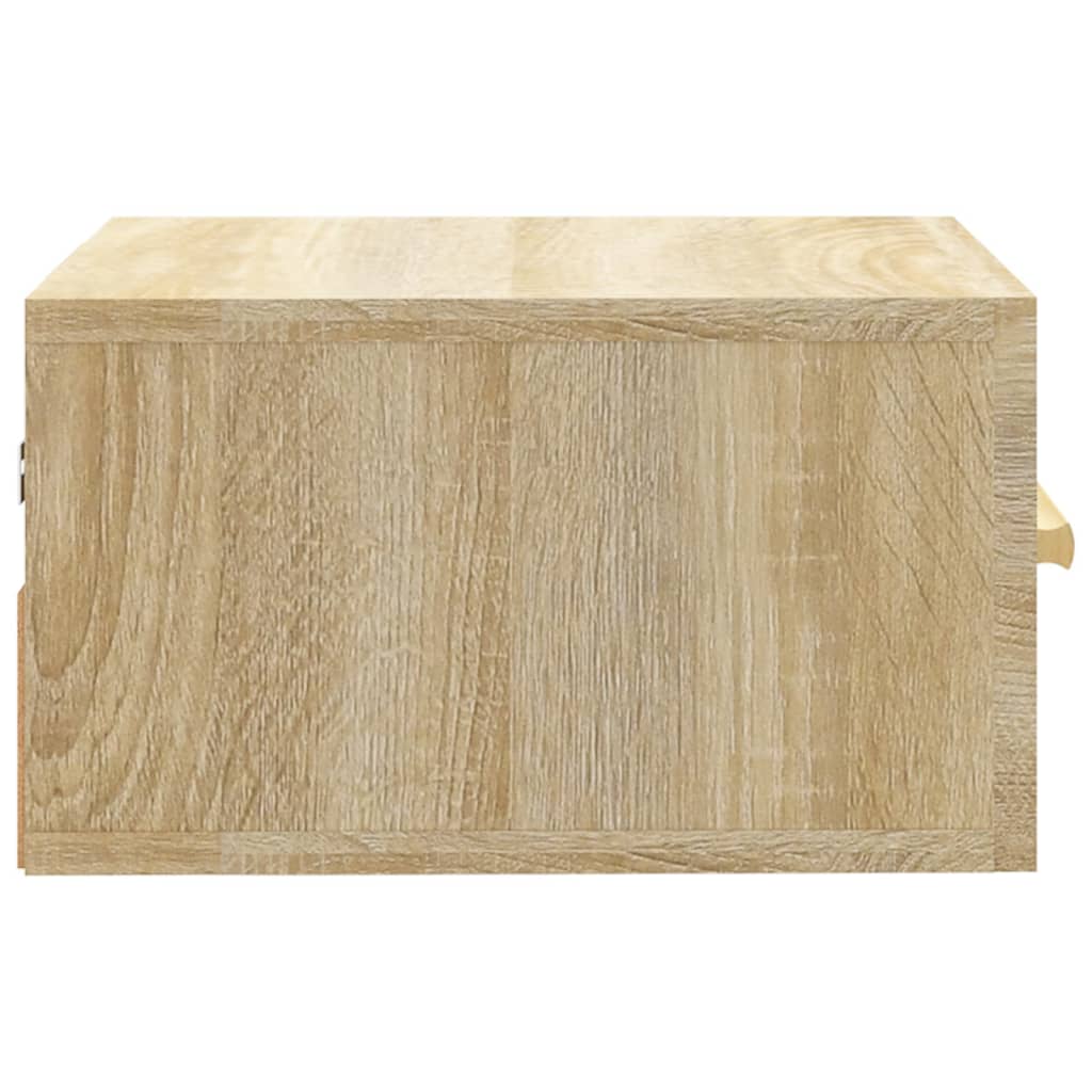 Wall-mounted Bedside Cabinet Sonoma Oak 35x35x20 cm