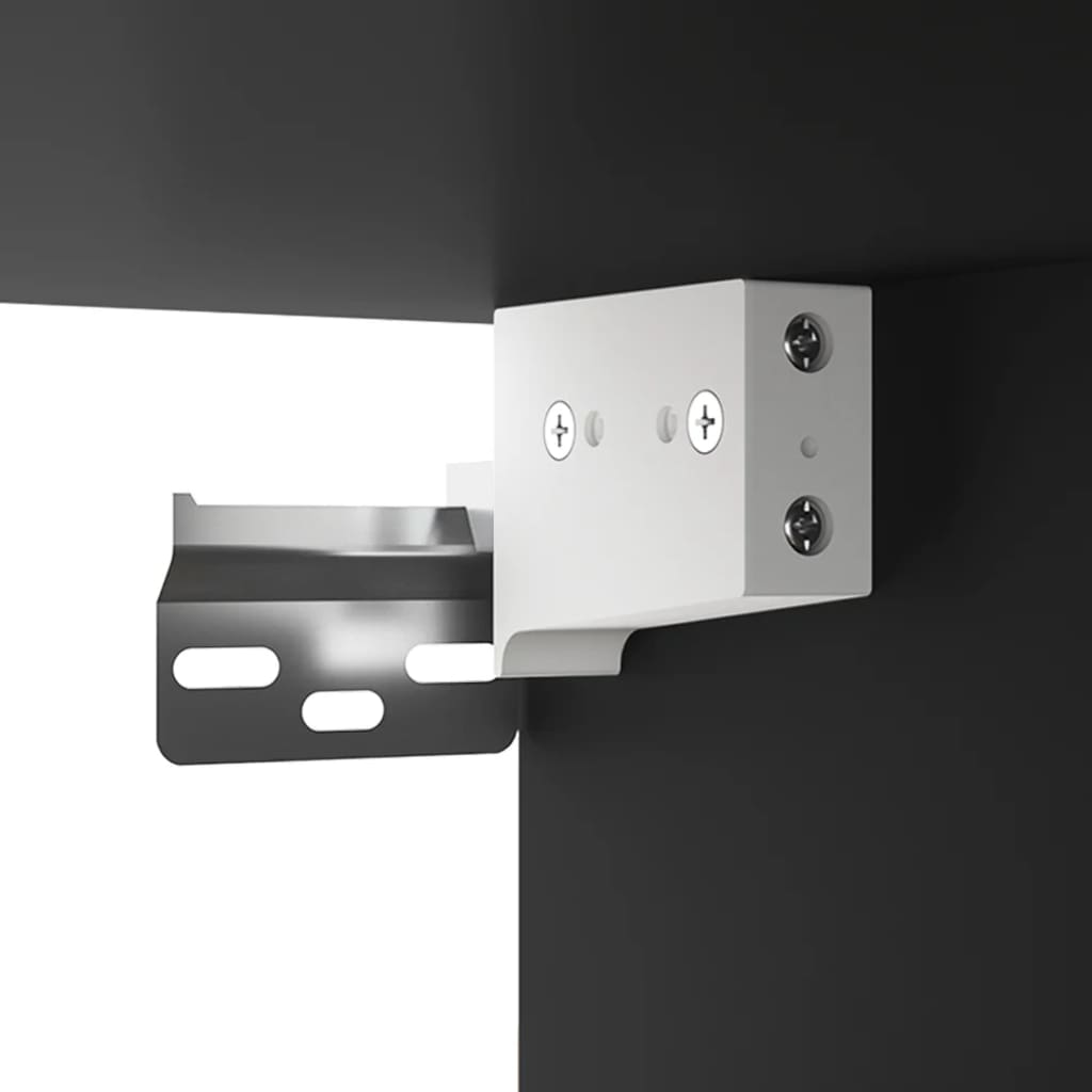 Wall Cabinet Black 60x31x70 cm Engineered Wood