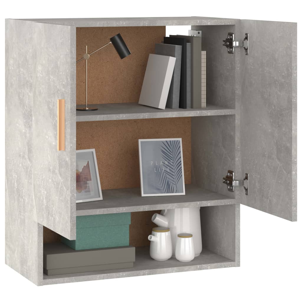 Wall Cabinet Concrete Grey 60x31x70 cm Engineered Wood