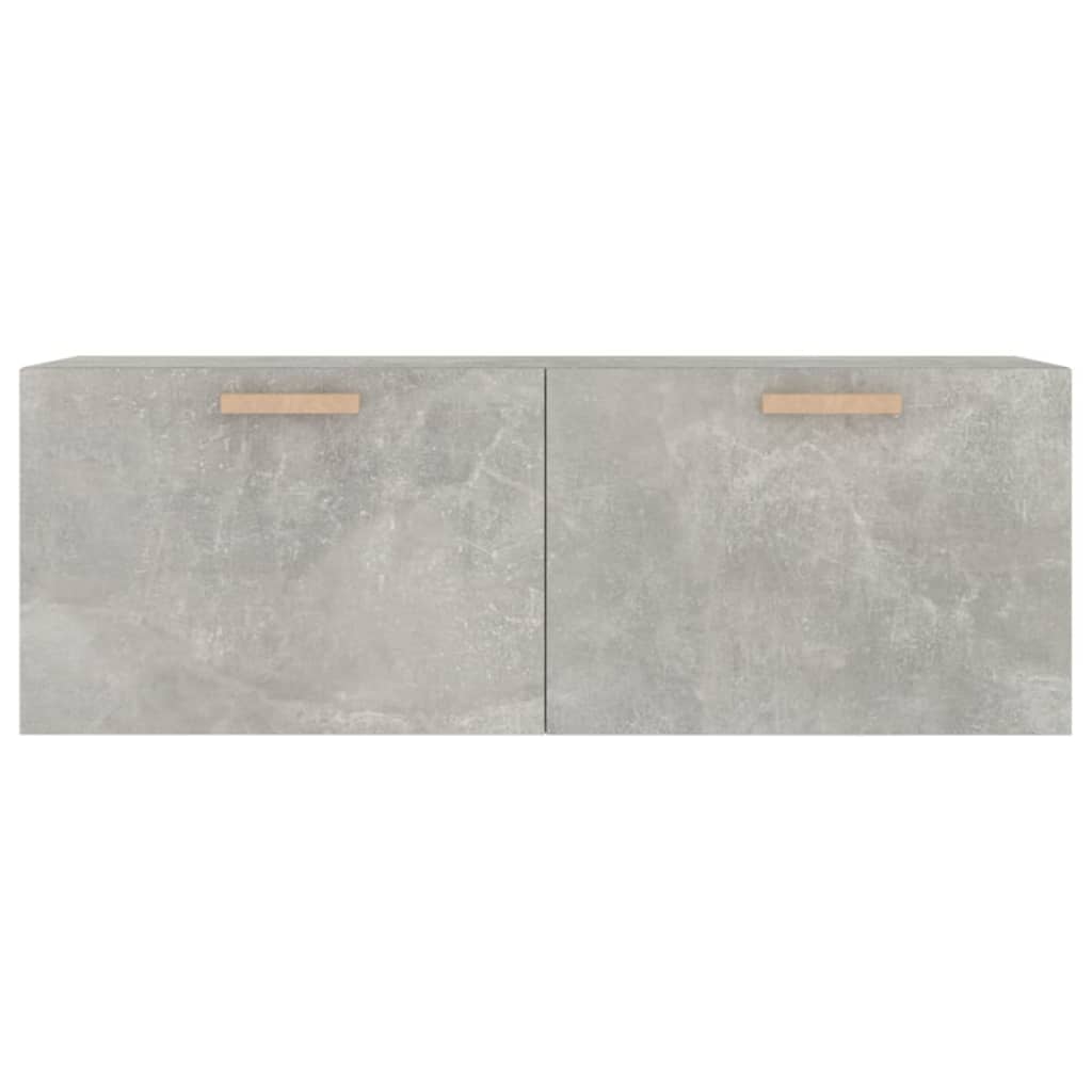 Wall Cabinet Concrete Grey 100x36.5x35 cm Engineered Wood