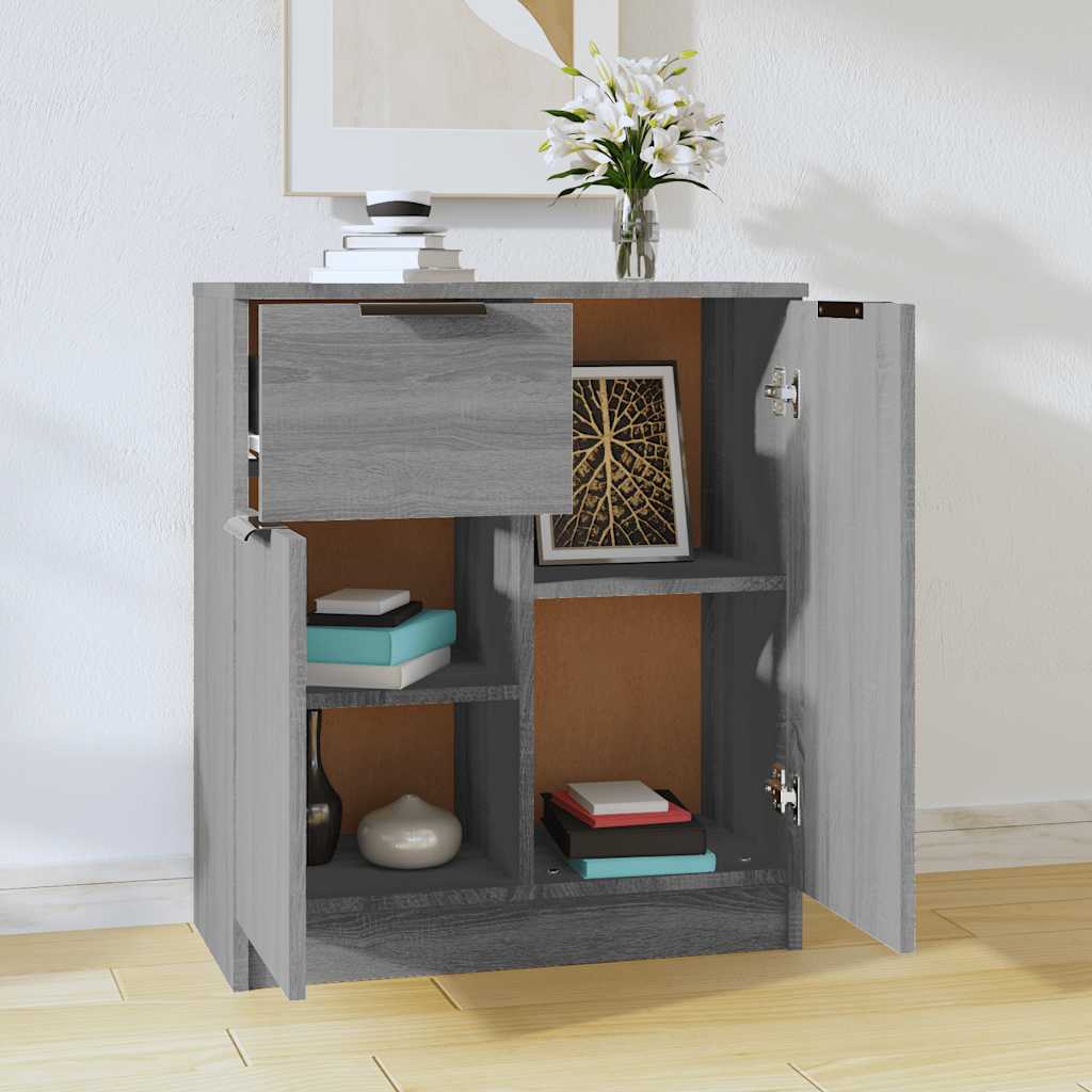 Sideboard Grey Sonoma 60x30x70 cm Engineered Wood