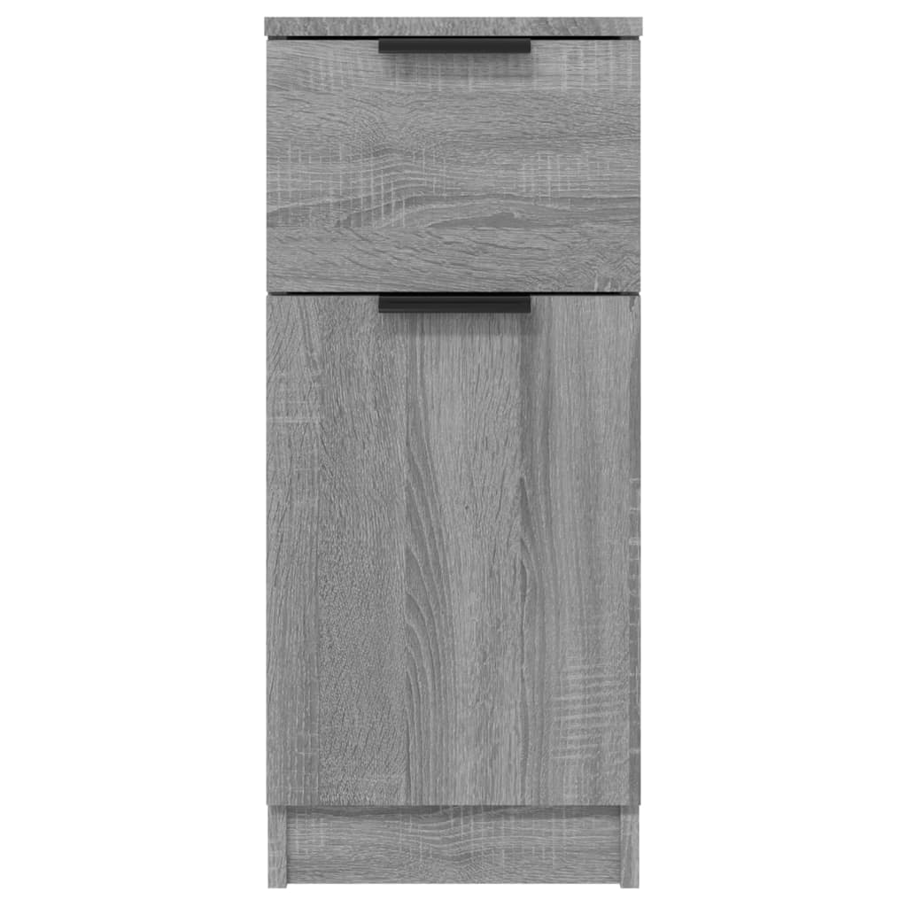 Sideboard Grey Sonoma 30x30x70 cm Engineered Wood