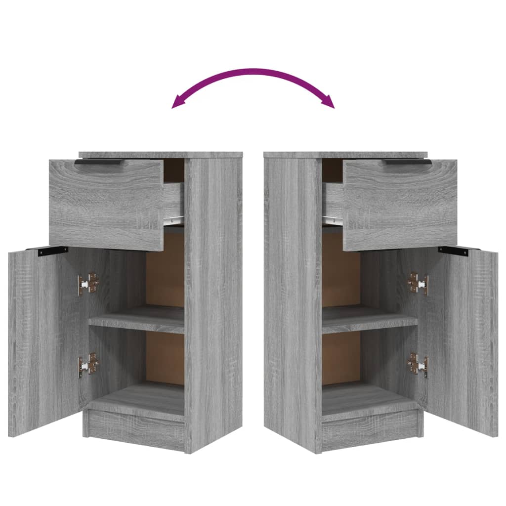 Sideboard Grey Sonoma 30x30x70 cm Engineered Wood