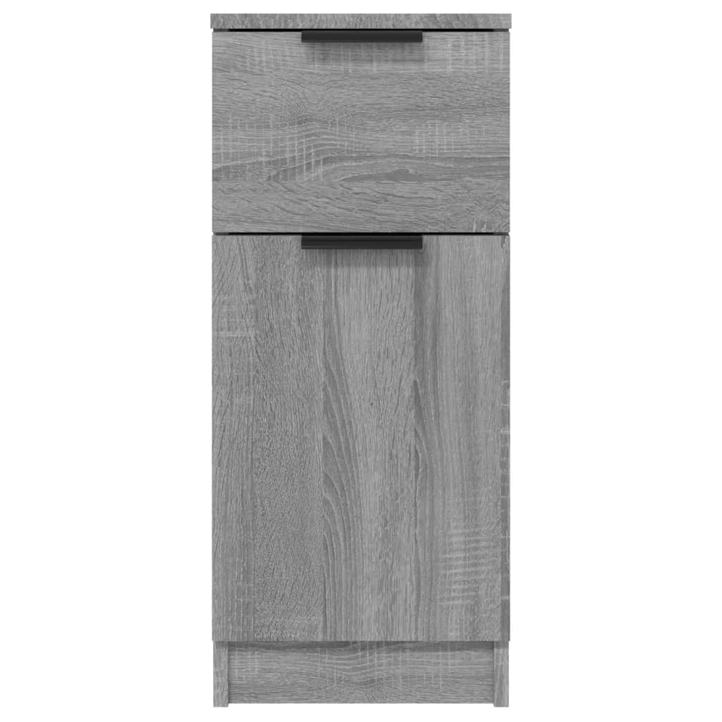Sideboards 2 pcs Grey Sonoma 30x30x70 cm Engineered Wood