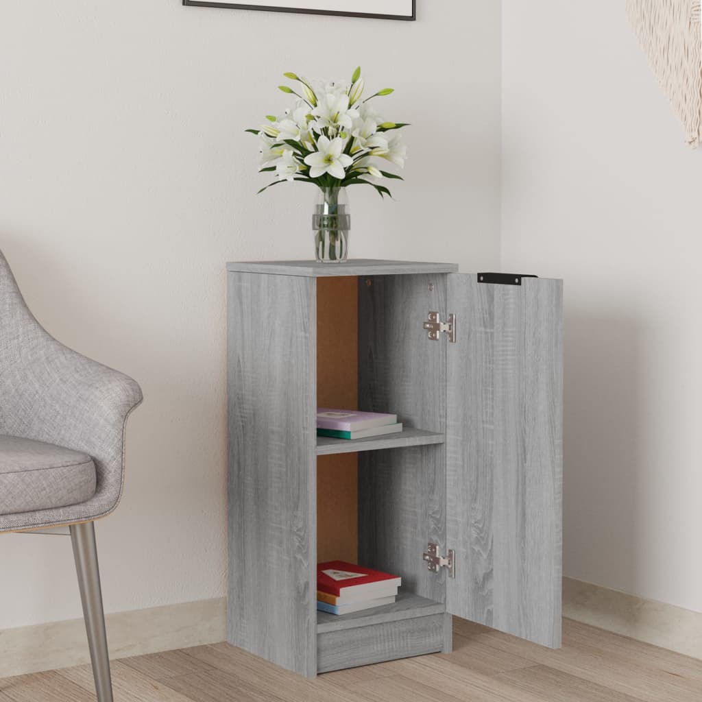 Sideboard Grey Sonoma 30x30x70 cm Engineered Wood
