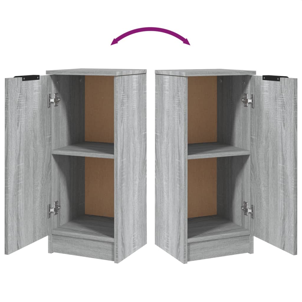 Sideboard Grey Sonoma 30x30x70 cm Engineered Wood