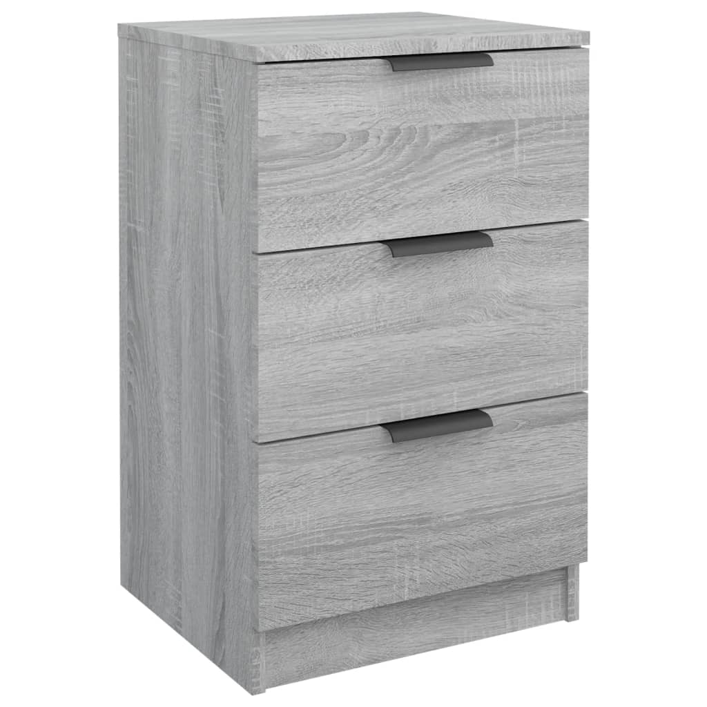 Bedside Cabinets 2 pcs Grey Sonoma 40x36x65 cm