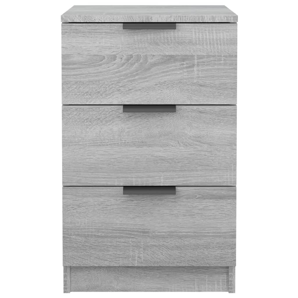 Bedside Cabinets 2 pcs Grey Sonoma 40x36x65 cm
