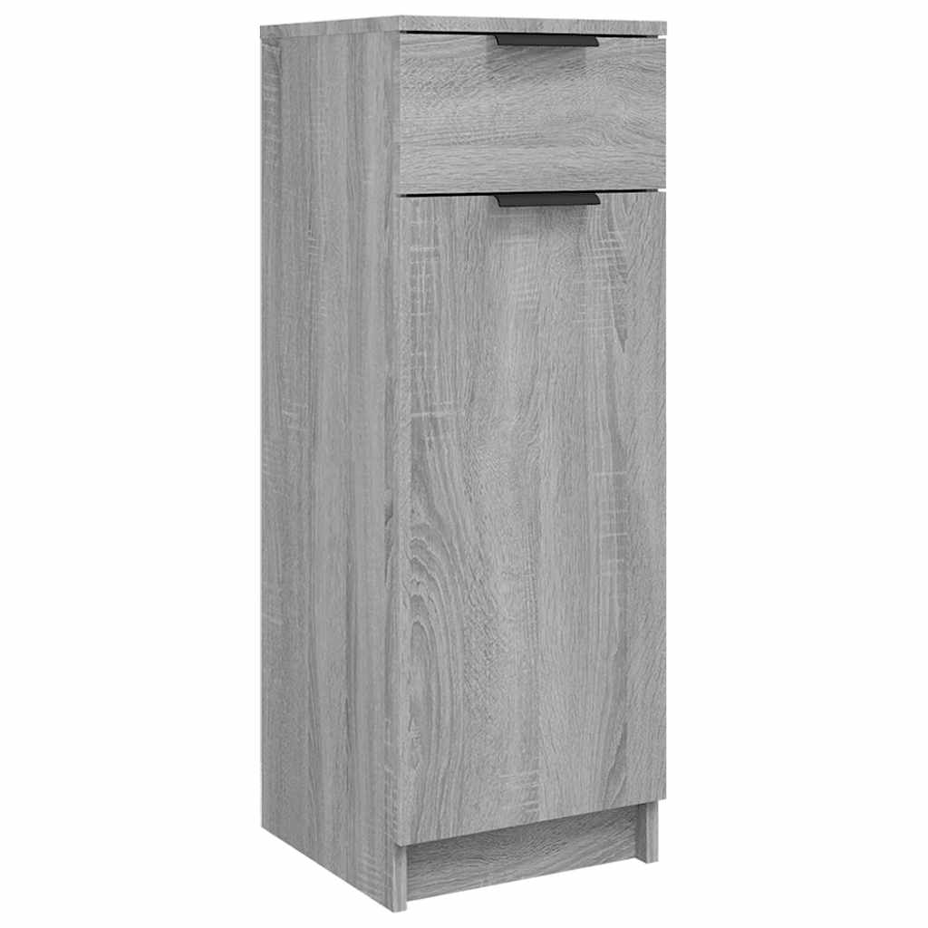 Bathroom Cabinet Grey Sonoma 32x34x90 cm Engineered Wood