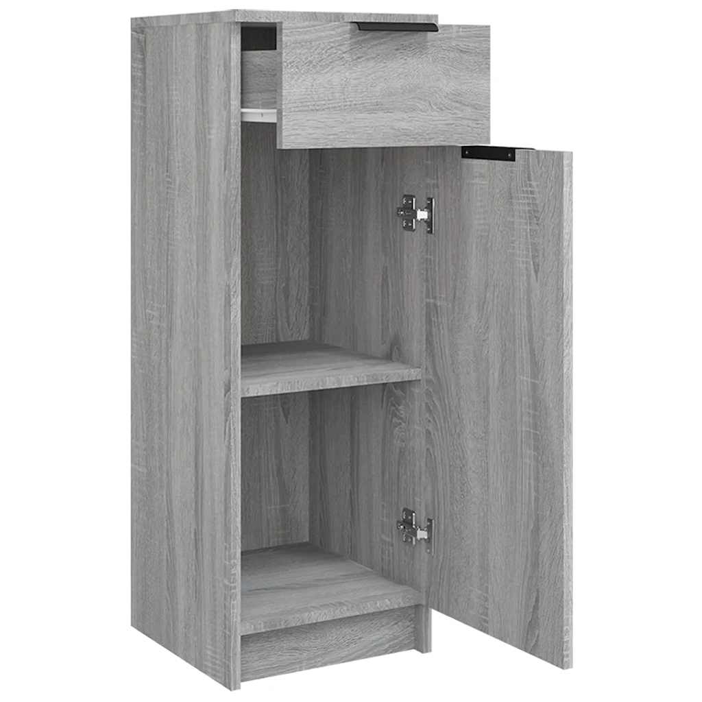 Bathroom Cabinet Grey Sonoma 32x34x90 cm Engineered Wood
