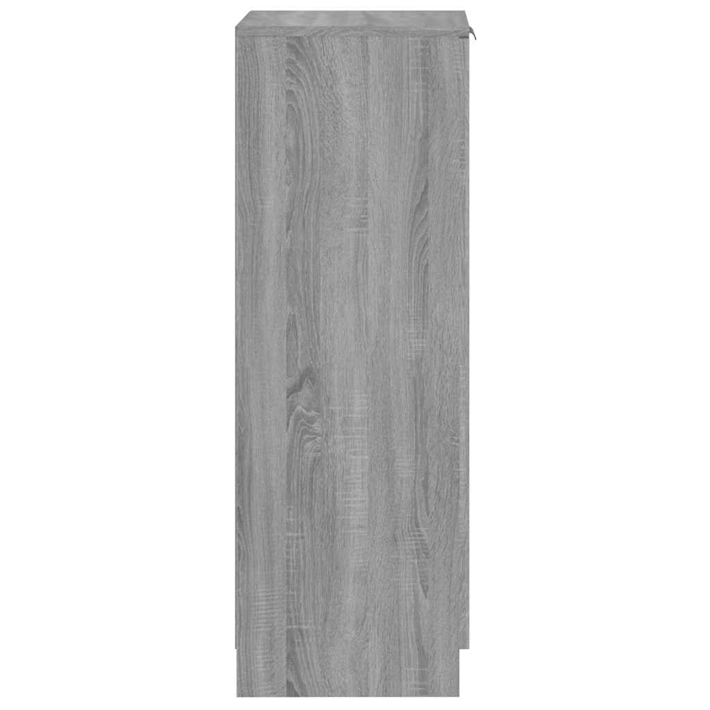 Shoe Cabinet Grey Sonoma 30x35x100 cm Engineered Wood