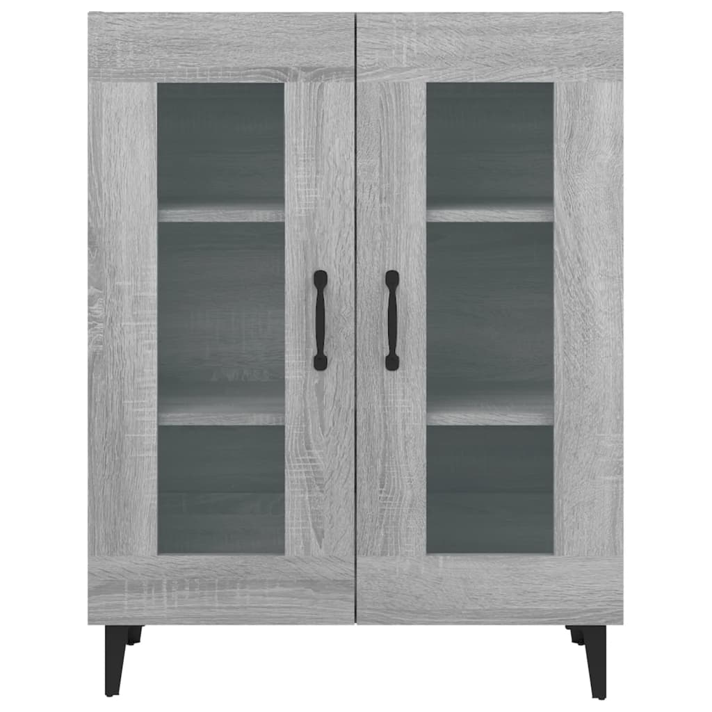 Sideboard Grey Sonoma 69.5x34x90 cm Engineered Wood