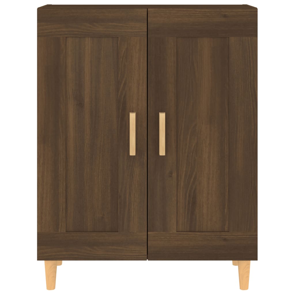 Sideboard Brown Oak 69.5x34x90 cm Engineered Wood
