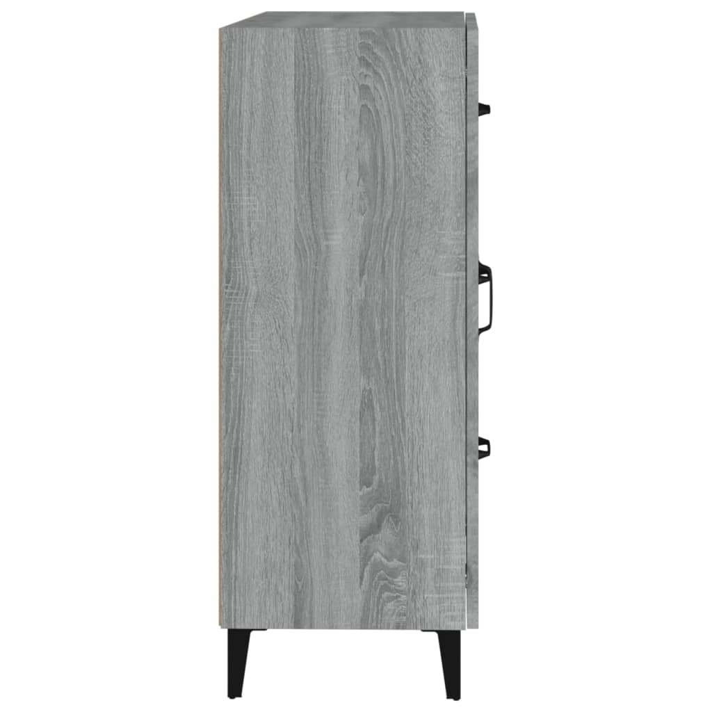 Sideboard Grey Sonoma 69.5x34x90 cm Engineered Wood