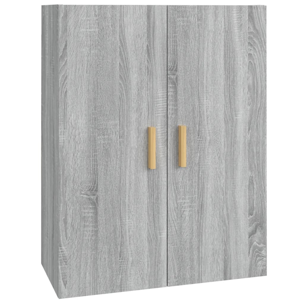 Hanging Wall Cabinet Grey Sonoma 69.5x34x90 cm