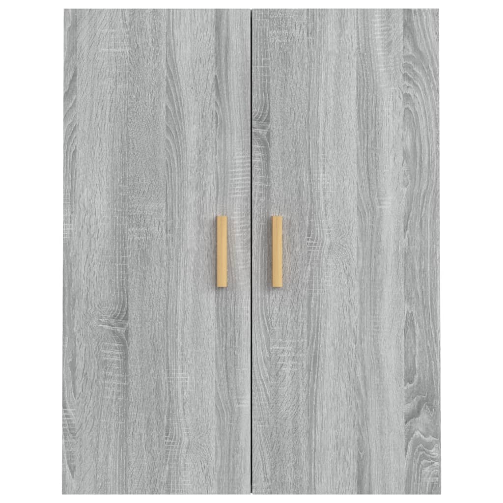 Hanging Wall Cabinet Grey Sonoma 69.5x34x90 cm