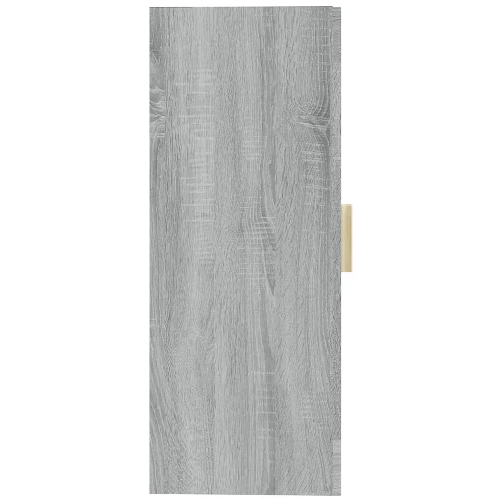 Hanging Wall Cabinet Grey Sonoma 69.5x34x90 cm
