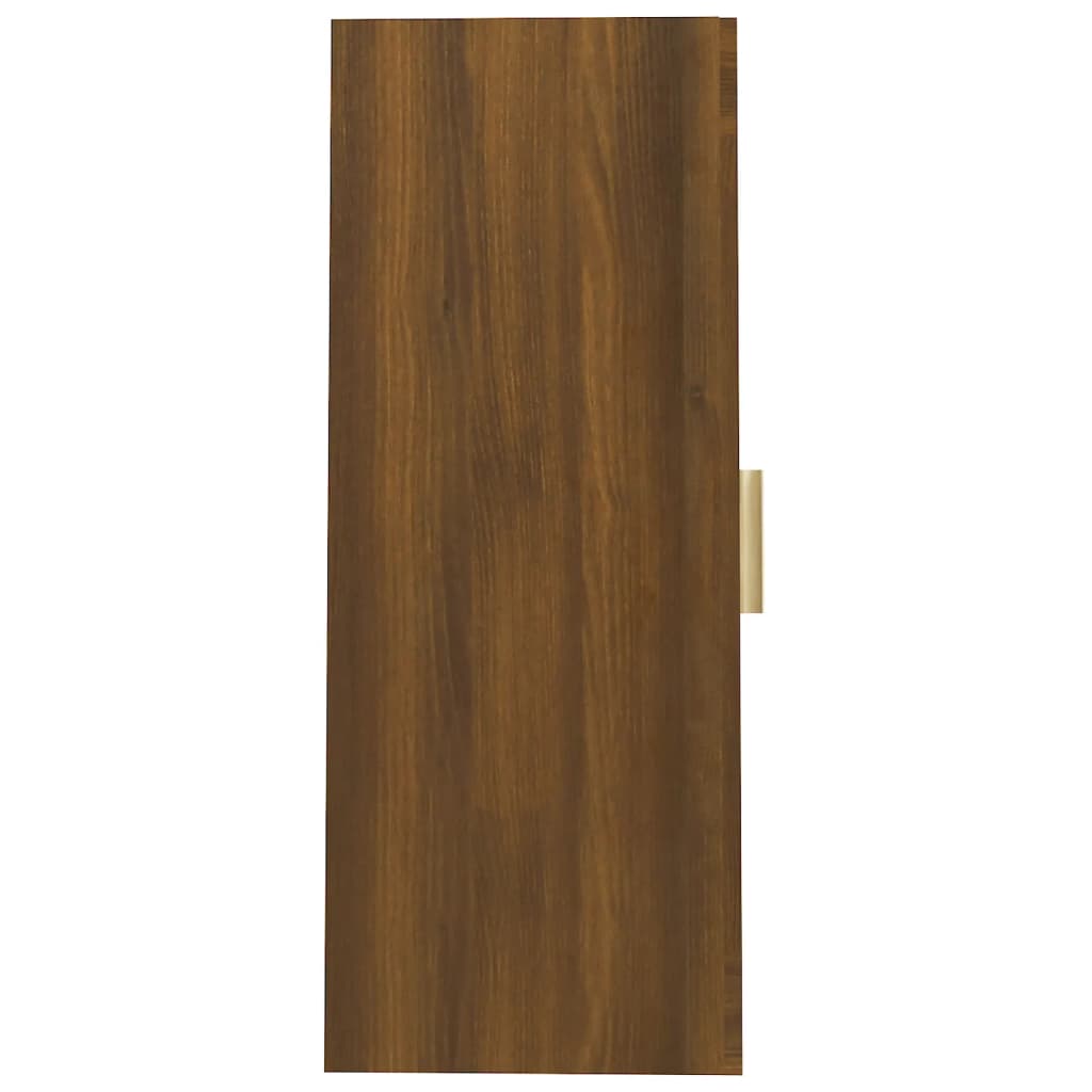 Hanging Wall Cabinet Brown Oak 69.5x34x90 cm